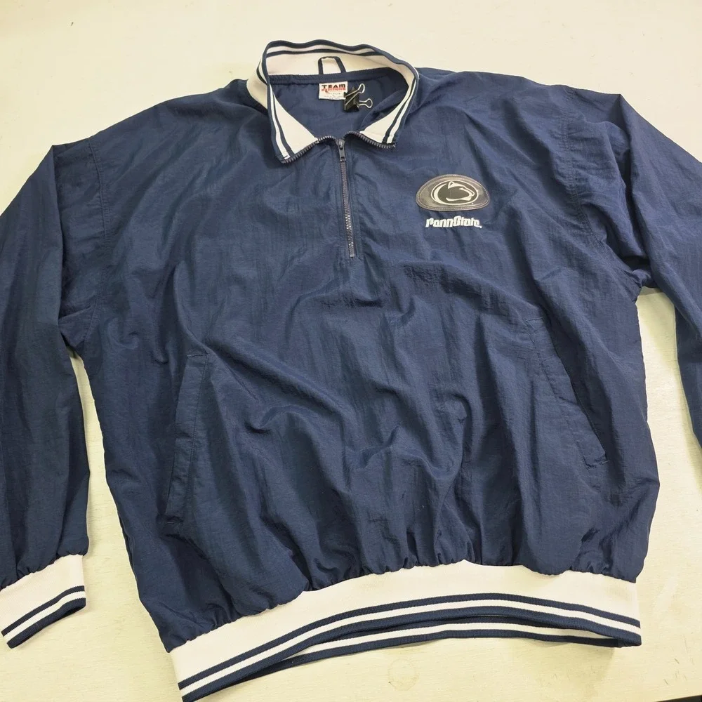 Vintage Penn State Nittany‎ Lions Team Edition Pullover Windbreaker Men's SZ M